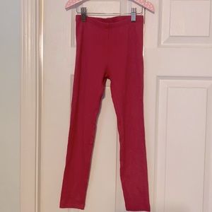 NWT Tea brand cranberry leggings